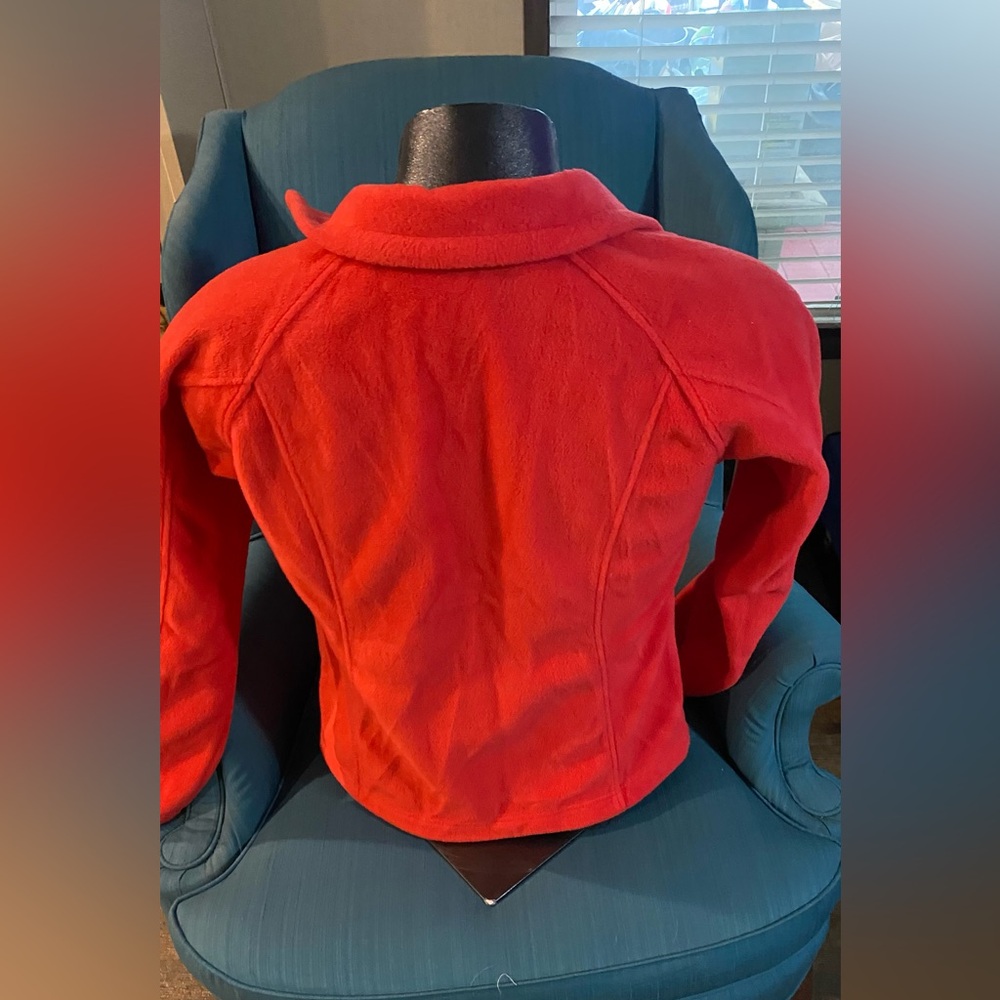 Columbia Scarlet Fleece Jacket Ladies Size Medium - Picture 3 of 4